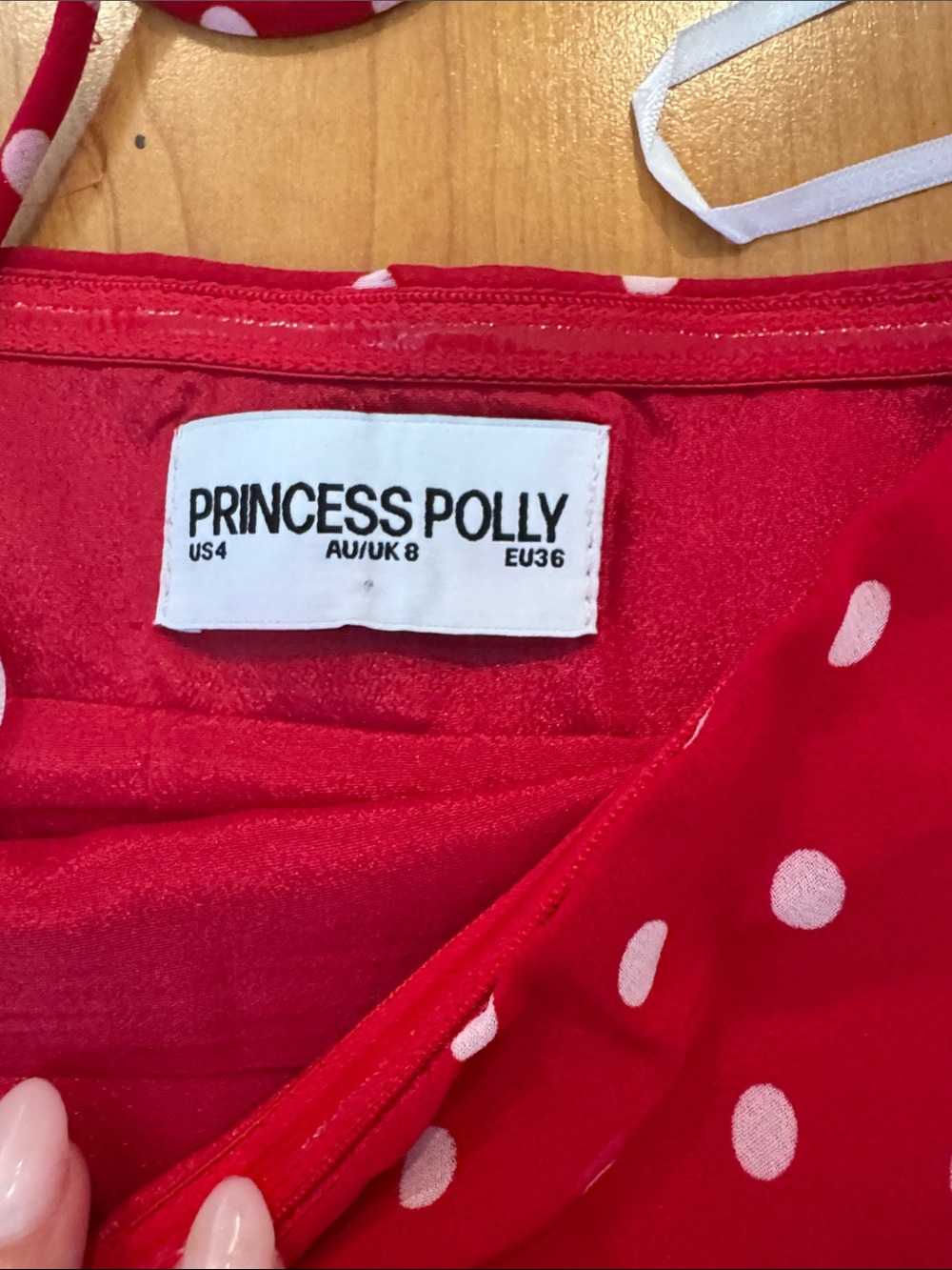 Princess Polly Delamere Polka Dot Dress Sz US 4 - Picture 8 of 12